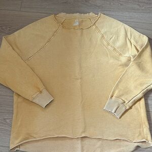 Aerie gold sweatshirt